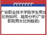 广安职业技术学院学生男女比例如何，趋势分析(广安职院男女比例趋势)