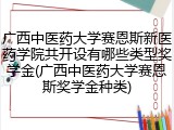 广西中医药大学赛恩斯新医药学院共开设有哪些类型奖学金(广西中医药大学赛恩斯奖学金种类)