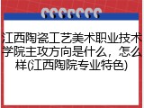 江西陶瓷工艺美术职业技术学院主攻方向是什么，怎么样(江西陶院专业特色)