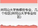 井冈山大学有哪些专业，几个校区(井冈山大学专业校区)