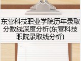 东营科技职业学院历年录取分数线深度分析(东营科技职院录取线分析)