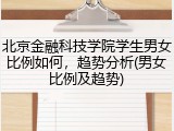 北京金融科技学院学生男女比例如何，趋势分析(男女比例及趋势)