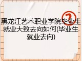 黑龙江艺术职业学院毕业生就业大致去向如何(毕业生就业去向)