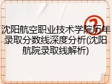 沈阳航空职业技术学院历年录取分数线深度分析(沈阳航院录取线解析)