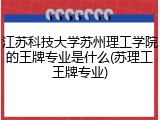 江苏科技大学苏州理工学院的王牌专业是什么(苏理工王牌专业)