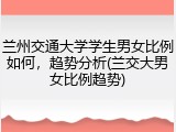 兰州交通大学学生男女比例如何，趋势分析(兰交大男女比例趋势)