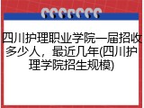 四川护理职业学院一届招收多少人，最近几年(四川护理学院招生规模)