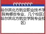 哈尔滨北方航空职业技术学院有哪些专业，几个校区(哈尔滨北方航空学院专业校区)