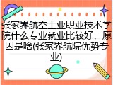 张家界航空工业职业技术学院什么专业就业比较好，原因是啥(张家界航院优势专业)