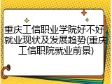 重庆工信职业学院好不好，就业现状及发展趋势(重庆工信职院就业前景)