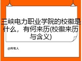 三峡电力职业学院的校徽是什么，有何来历(校徽来历与含义)