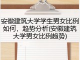 安徽建筑大学学生男女比例如何，趋势分析(安徽建筑大学男女比例趋势)