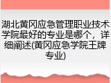 湖北黄冈应急管理职业技术学院最好的专业是哪个，详细阐述(黄冈应急学院王牌专业)