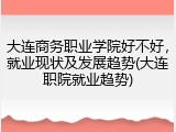 大连商务职业学院好不好，就业现状及发展趋势(大连职院就业趋势)
