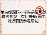 重庆能源职业学院是否可以进校参观，有何限制(重庆能源职院参观限制)