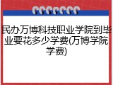 民办万博科技职业学院到毕业要花多少学费(万博学院学费)