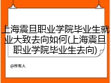 上海震旦职业学院毕业生就业大致去向如何(上海震旦职业学院毕业生去向)