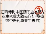 江西樟树中医药职业学院毕业生就业大致去向如何(樟树中医药毕业生去向)