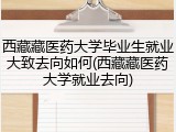 西藏藏医药大学毕业生就业大致去向如何(西藏藏医药大学就业去向)