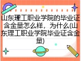 山东理工职业学院的毕业证含金量怎么样，为什么(山东理工职业学院毕业证含金量)