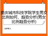 重庆城市科技学院学生男女比例如何，趋势分析(男女比例趋势分析)