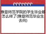 豫章师范学院的学生毕业都怎么样了(豫章师范毕业生去向)