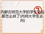 内蒙古师范大学的学生毕业都怎么样了(内师大学生去向)