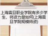 上海震旦职业学院有多少学生，师资力量如何(上海震旦学院规模师资)
