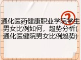 通化医药健康职业学院学生男女比例如何，趋势分析(通化医健院男女比例趋势)