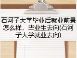 石河子大学毕业后就业前景怎么样，毕业生去向(石河子大学就业去向)