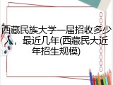 西藏民族大学一届招收多少人，最近几年(西藏民大近年招生规模)