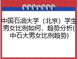 中国石油大学（北京）学生男女比例如何，趋势分析(中石大男女比例趋势)