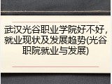 武汉光谷职业学院好不好，就业现状及发展趋势(光谷职院就业与发展)