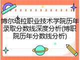 博尔塔拉职业技术学院历年录取分数线深度分析(博职院历年分数线分析)