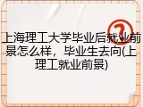 上海理工大学毕业后就业前景怎么样，毕业生去向(上理工就业前景)