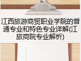 江西旅游商贸职业学院的普通专业和特色专业详解(江旅商院专业解析)