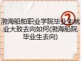 渤海船舶职业学院毕业生就业大致去向如何(渤海船院毕业生去向)