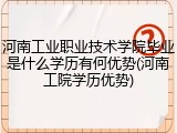 河南工业职业技术学院毕业是什么学历有何优势(河南工院学历优势)