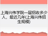 上海兴伟学院一届招收多少人，最近几年(上海兴伟招生规模)