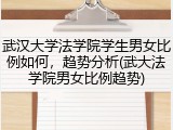 武汉大学法学院学生男女比例如何，趋势分析(武大法学院男女比例趋势)