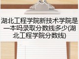 湖北工程学院新技术学院是一本吗录取分数线多少(湖北工程学院分数线)