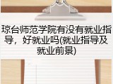 琼台师范学院有没有就业指导，好就业吗(就业指导及就业前景)