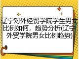 辽宁对外经贸学院学生男女比例如何，趋势分析(辽宁外贸学院男女比例趋势)