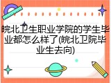 皖北卫生职业学院的学生毕业都怎么样了(皖北卫院毕业生去向)
