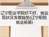 辽宁职业学院好不好，就业现状及发展趋势(辽宁职院就业前景)