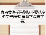 青岛黄海学院到毕业要花多少学费(青岛黄海学院总学费)