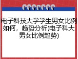 电子科技大学学生男女比例如何，趋势分析(电子科大男女比例趋势)