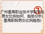 广州番禺职业技术学院学生男女比例如何，趋势分析(番禺职院男女比例趋势)
