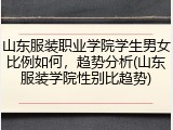山东服装职业学院学生男女比例如何，趋势分析(山东服装学院性别比趋势)