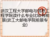 武汉工程大学邮电与信息工程学院读什么专业比较有前景(武工大邮电学院前景专业)